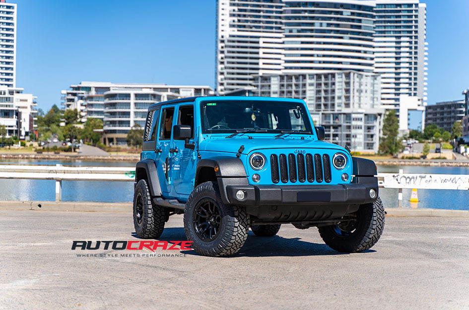 JEEP WRANGLER REBEL 5 MATTE BLACK